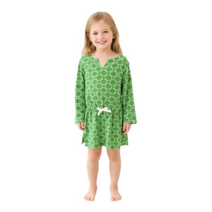Janie and Jack Green Terry Cloth Cover Up Dress Size 7 Pool Beach Swim